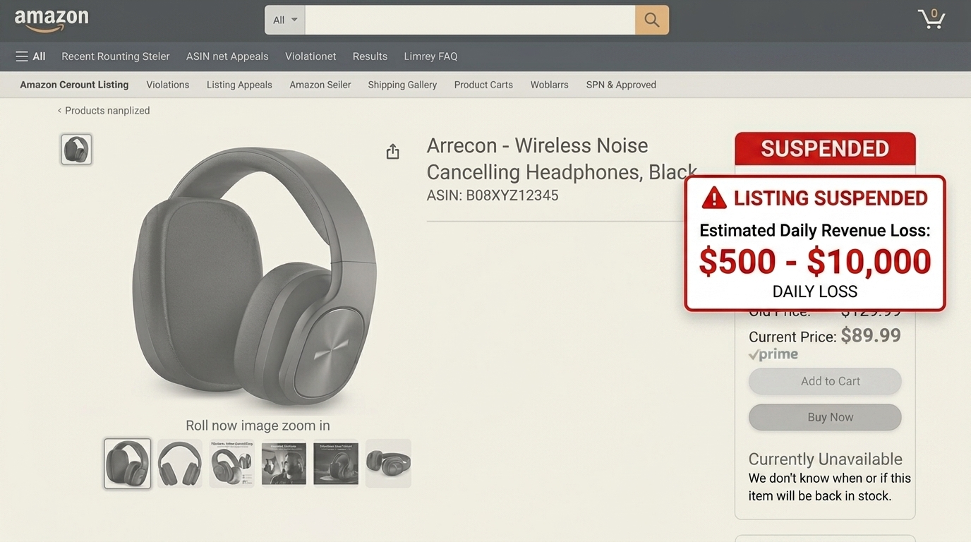 Multiple ASIN appeals — all cases handled simultaneously