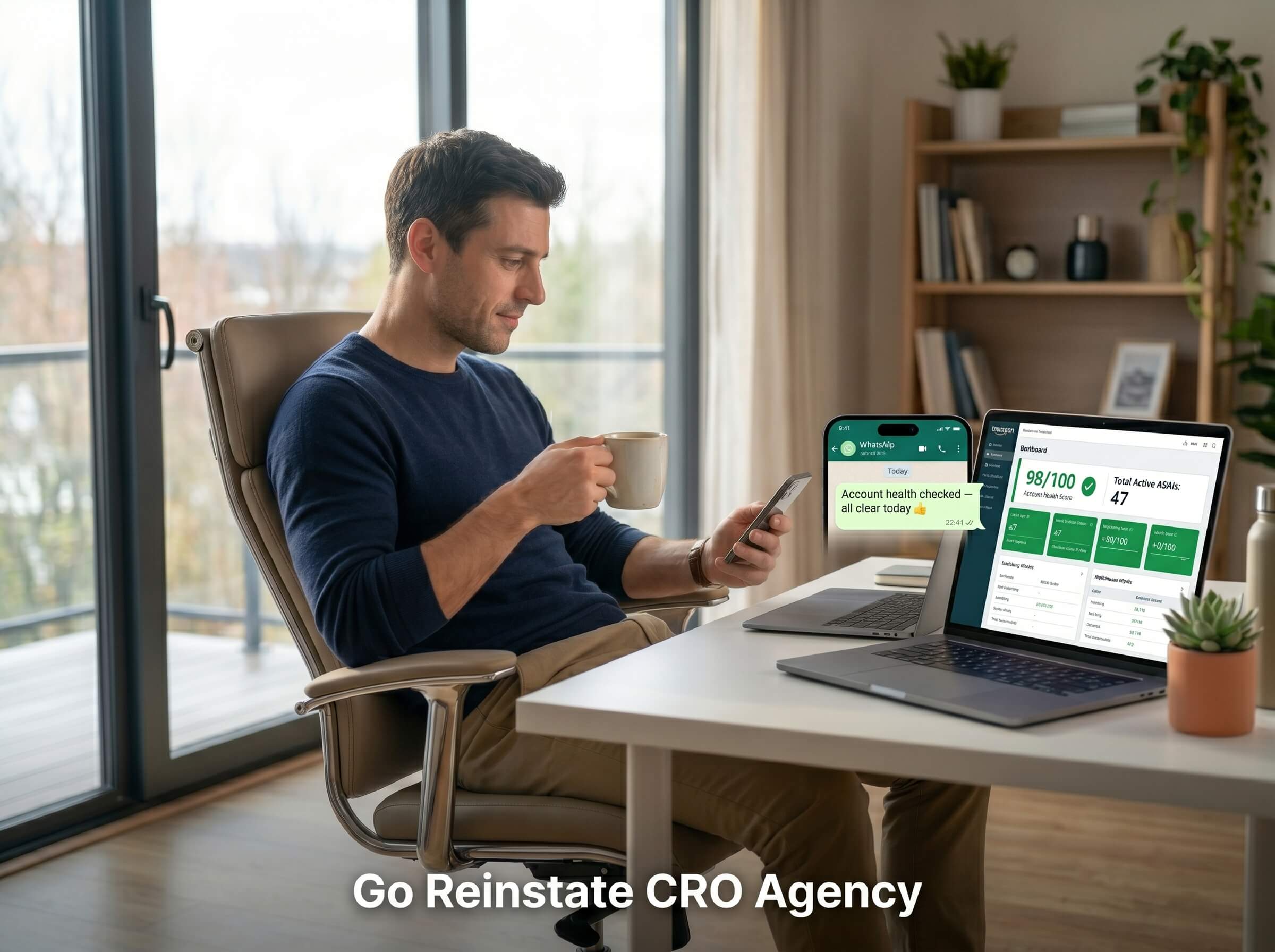 Amazon seller relaxed with Go Reinstate VA team managing their account